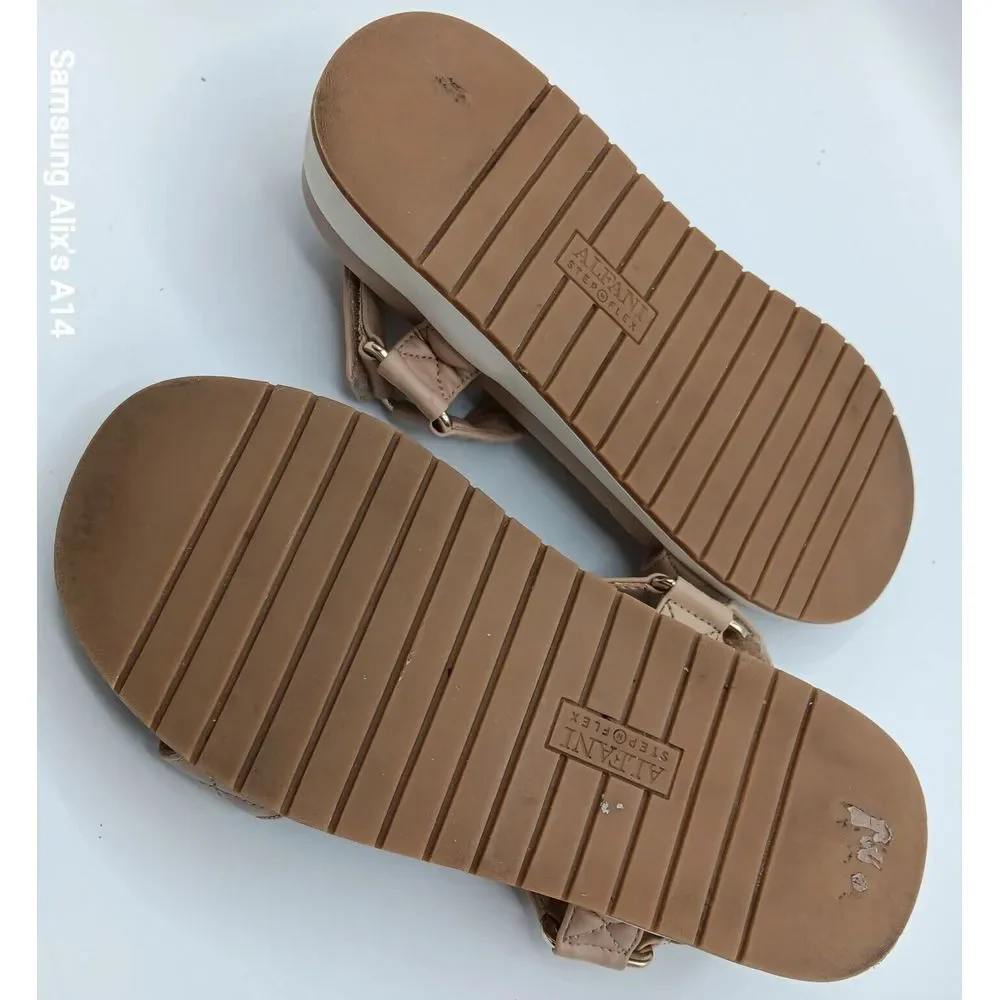 Alfani Womens Xandrea Beige Gladiator‎ Sandals Shoes 6 Medium (B,M)